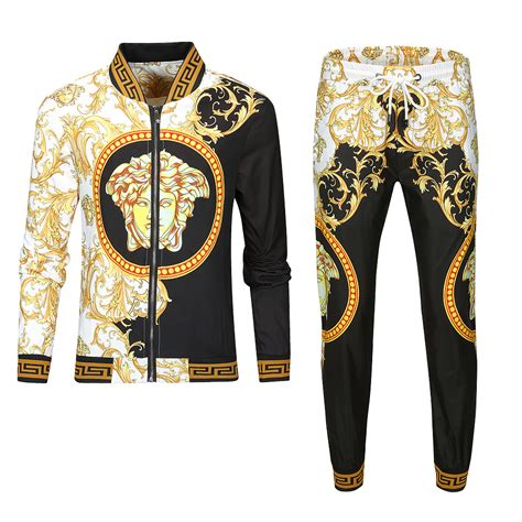 fake versace tracksuit|versace men's tracksuit alternatives.